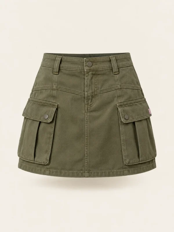 Bellows Cargo Mini in Olive, front view