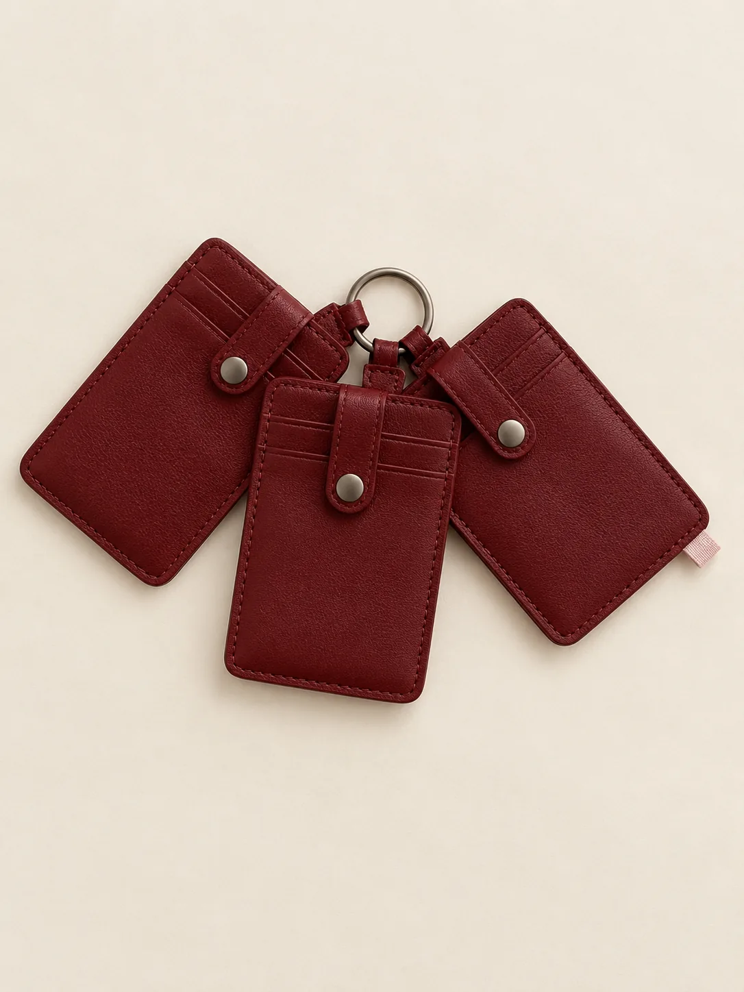 Card Sleeve Stack in Cherry, front view