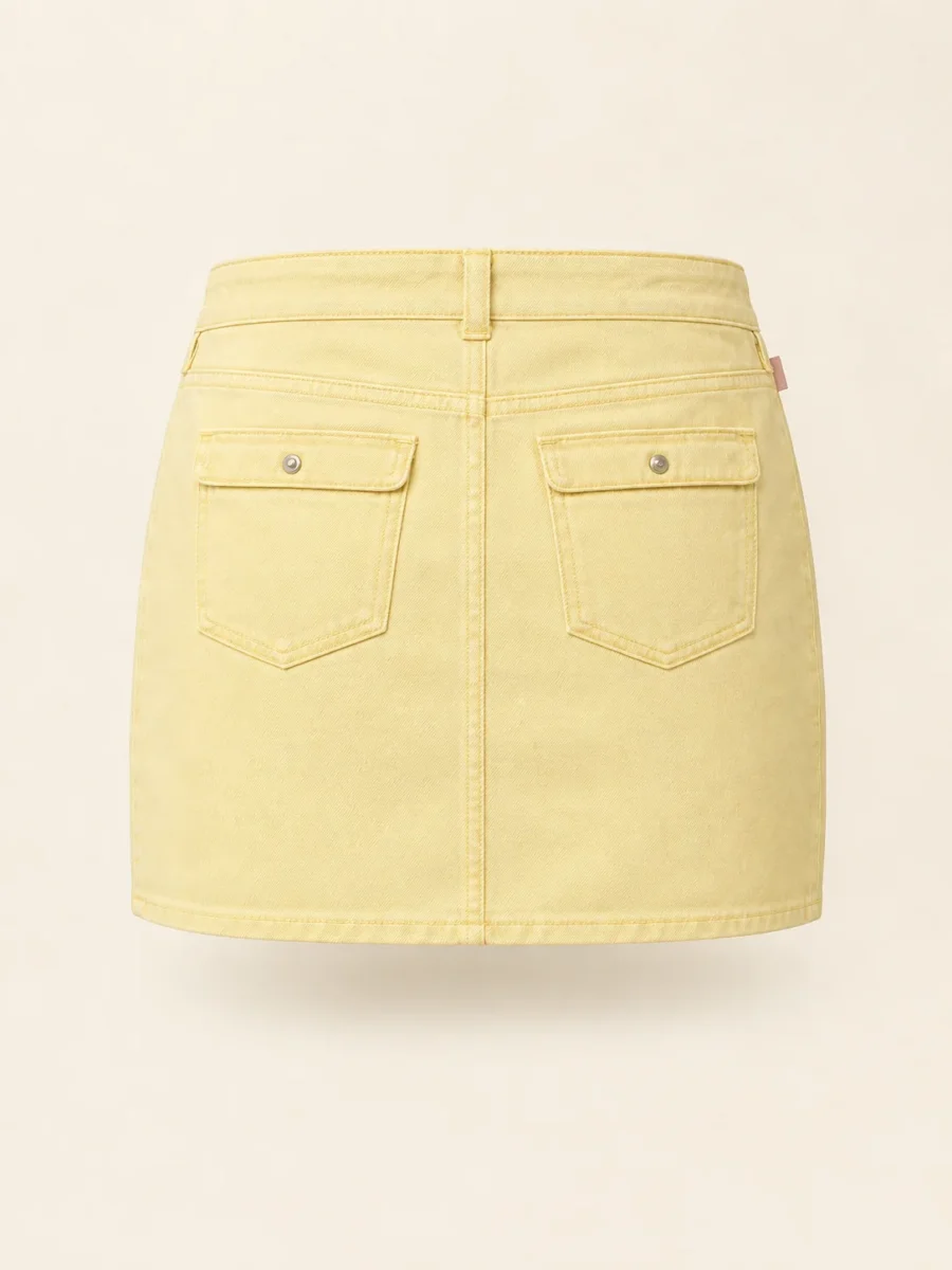 Coin Row Mini in Butter, back view