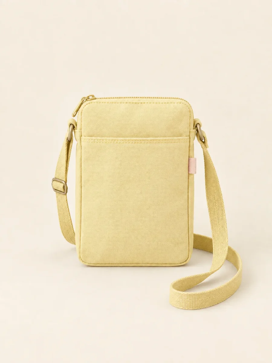 Phone Holster Bag in Butter, front view